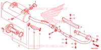 SILENCIEUX D'ECHAPPEMENT pour Honda TRX SPORTRAX 250 X de 2011