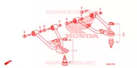 TRIANGLES AVANT pour Honda TRX SPORTRAX 250 X de 2011