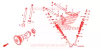 ARBRE A CAMES   SOUPAPE pour Honda TRX SPORTRAX 250 X de 2013