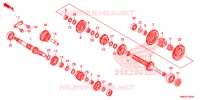 BOITE DE VITESSES pour Honda TRX SPORTRAX 250 X de 2013