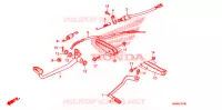 PEDALE   REPOSE PIED pour Honda TRX SPORTRAX 250 X de 2014