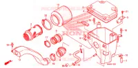 FILTRE A AIR pour Honda TRX SPORTRAX 250 X RED de 2016