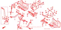 REPOSE PIED ('91,'92) pour Honda TRX SPORTRAX 250 X de 1991