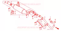 SILENCIEUX D'ECHAPPEMENT pour Honda TRX SPORTRAX 250 X de 1991