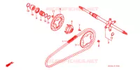 ARBRE DE ROUE ARRIERE pour Honda TRX SPORTRAX 250 X de 1992