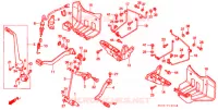 REPOSE PIED ('91,'92) pour Honda TRX SPORTRAX 250 X de 1992