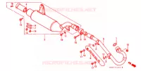 SILENCIEUX D'ECHAPPEMENT pour Honda TRX SPORTRAX 250 X de 1992