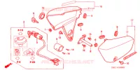COUVERCLES LATERAUX pour Honda MAGNA 50 de 2005