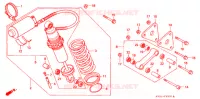 AMORTISSEUR ARRIERE (2) pour Honda NSR 250 SE TYPE II de 1992