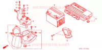 BATTERIE pour Honda NSR 250 SE TYPE II de 1992