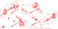 CLIGNOTANT pour Honda NSR 250 SE TYPE II de 1992