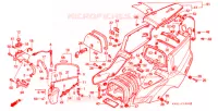 COUVERCLE LATERAL   RESERVOIR D'HUILE pour Honda NSR 250 SE TYPE II de 1992