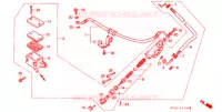 MAITRE CYLINDRE DE FREIN ARRIERE pour Honda NSR 250 SE TYPE II de 1992