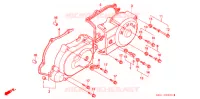 COUVERCLE GAUCHE pour Honda TACT 50 de 1994