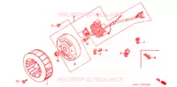 ALTERNATEUR pour Honda TACT 50 S de 1994