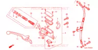 MAITRE CYLINDRE DE FREIN AVANT pour Honda TACT 50 S de 1994