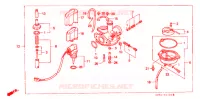 CARBURATEUR (SZ50P/R/T) pour Honda TACT 50 STAND UP de 1996