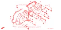 COUVERCLE GAUCHE pour Honda TACT 50 STAND UP de 1996