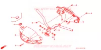 GUIDON   CARENAGE (SZ50P/R/T) pour Honda TACT 50 STAND UP de 1996