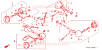 CLIGNOTANT pour Honda SHADOW TA 200 PHANTOM de 2004