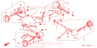 CLIGNOTANT pour Honda SHADOW TA 200 PHANTOM FIRE EDITION de 2007