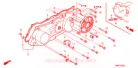COUVERCLE GAUCHE pour Honda 50 GYRO UP de 2007
