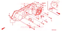 COUVERCLE GAUCHE pour Honda 50 GYRO UP de 1987