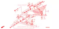 TRIANGLES AVANT pour Honda SPORTRAX TRX 300 X de 2009