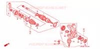 ARBRE DE ROUE  (4WD) pour Honda FOURTRAX 350 RANCHER 4X4 Electric Shift de 2004