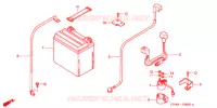 BATTERIE pour Honda FOURTRAX 350 RANCHER 4X4 Electric Shift de 2004