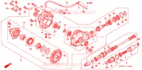 ENGRENAGE FINAL AVANT pour Honda FOURTRAX 350 RANCHER 4X4 Electric Shift de 2004