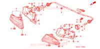 FEU ARRIERE pour Honda FOURTRAX 350 RANCHER 4X4 Electric Shift de 2004