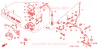 MAITRE CYLINDRE DE FREIN AVANT pour Honda FOURTRAX 350 RANCHER 4X4 Electric Shift de 2004