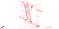 AMORTISSEUR ARRIERE pour Honda FOURTRAX 350 RANCHER 4X4 Electric Shift de 2006