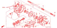COUPLE CONIQUE pour Honda FOURTRAX 350 RANCHER 4X4 Electric Shift de 2006
