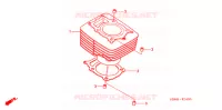 CYLINDRE pour Honda FOURTRAX 350 RANCHER 4X4 Electric Shift de 2006