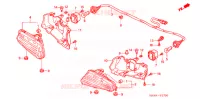 FEU ARRIERE pour Honda FOURTRAX 350 RANCHER 4X4 Electric Shift de 2006