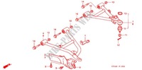 TRIANGLES AVANT (4WD) pour Honda FOURTRAX 350 RANCHER 4X4 Electric Shift de 2006