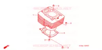 CYLINDRE pour Honda FOURTRAX 350 RANCHER 4X4 de 2004