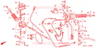 LEVIER DE GUIDON   CABLE   COMMODO pour Honda FOURTRAX 350 RANCHER 4X4 de 2004