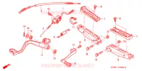 REPOSE PIED pour Honda FOURTRAX 350 RANCHER 4X4 de 2004