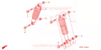 AMORTISSEUR AVANT pour Honda FOURTRAX 350 RANCHER 4X4 de 2005