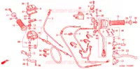 LEVIER DE GUIDON   CABLE   COMMODO pour Honda FOURTRAX 350 RANCHER 4X4 de 2005