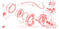 FLASQUE   MACHOIRES DE FREIN ARRIERE pour Honda FOURTRAX 350 RANCHER Electric Shift de 2004