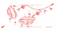PHARE pour Honda FOURTRAX 350 RANCHER Electric Shift de 2004