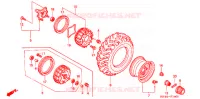 ROUE AVANT pour Honda FOURTRAX 350 RANCHER Electric Shift de 2004