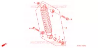 AMORTISSEUR ARRIERE pour Honda FOURTRAX 350 RANCHER Electric Shift de 2006