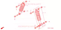 AMORTISSEUR AVANT pour Honda FOURTRAX 350 RANCHER Electric Shift de 2006