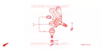ARBRE DE ROUE  (2WD) pour Honda FOURTRAX 350 RANCHER Electric Shift de 2006