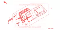 COMPTEUR pour Honda FOURTRAX 350 RANCHER Electric Shift de 2006